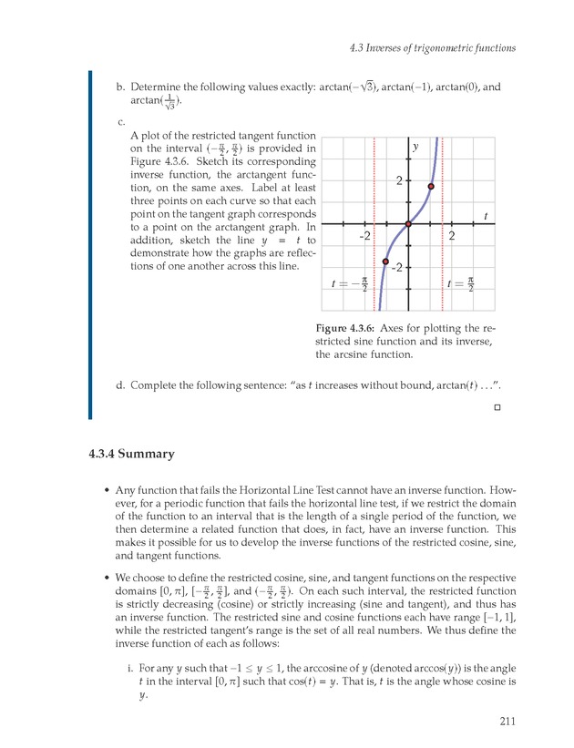 Active Preparation for Calculus - Page 211
